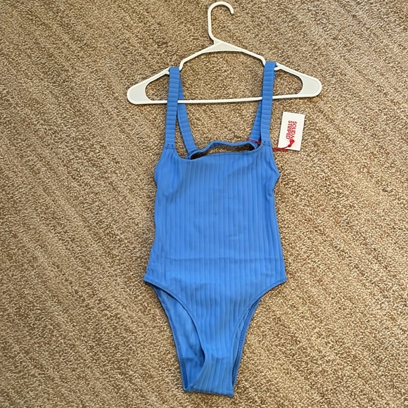SOLID & STRIPED Other - NWT** - Solid and Striped The TONI French Blue swimsuit. **DAMAGED**. See photos
